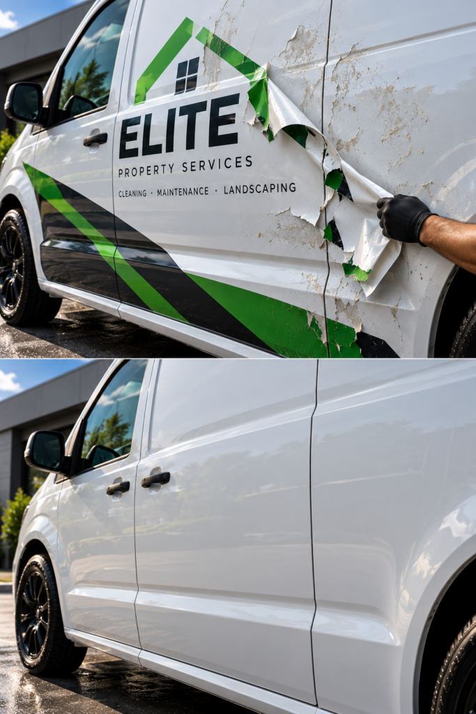 Vehicle Signage & Decal Removal
